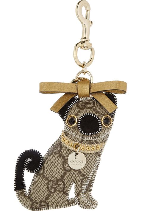 gucci pug keychain|gucci keychain.